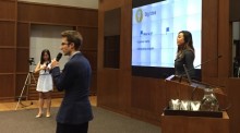 students pitch their Big Ideas for the Asian Institute's Richard Charles Lee Big Ideas Competition