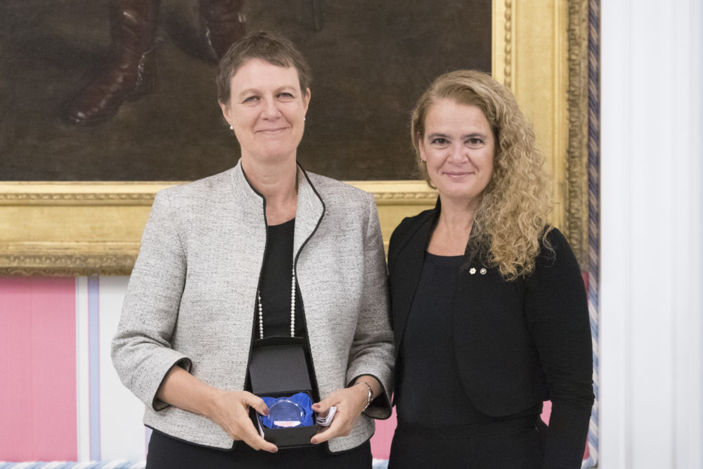 Professor Tania Li with Her Excellency the Right Honourable Julie Payette