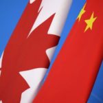 Canadian and Chinese flags