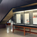 exhibition display case in Robarts Library