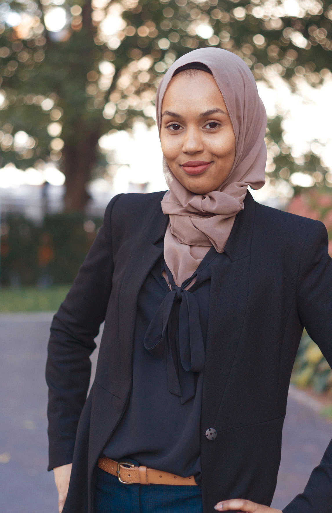 First-year MGA student Khadija Ahmed.