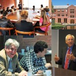This is a photo collage representing the Petro Jacyk Program for the Study of Ukraine featuring Dr. Zbigniew Wojnowski, Dr. Peter Solomon, Dr. Norman Naimark, and participants of the International Graduate Student Symposium in Toronto in 2012