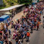 Migrant caravan headed toward the Mexico-US border