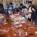 Students visited the European Museum of Bread in Varnavas — a town about 30 kilometres northeast of Athens — where they learned how to make traditional decorative breads.