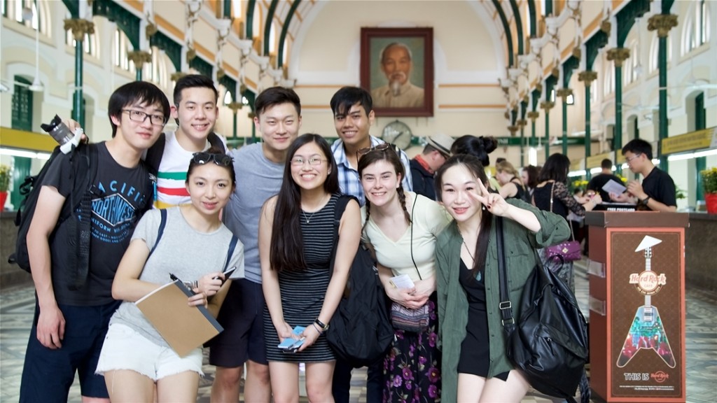students in Vietnam for CAS international course module