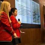 Students present at a past Global Ideas Institute event