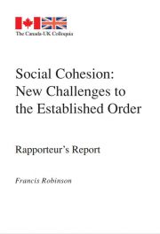 2007 – Social Cohesion: New Challenges to the Established Order