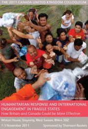 2011 – Humanitarian Response and International Engagement in Fragile States