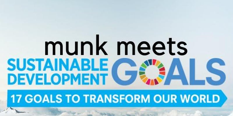 Munk meets sustainable goals