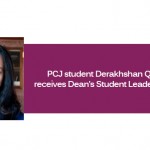 PCJ student Derakhshan Qurban-Ali receives Dean's Student Leadership Award