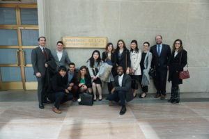 The International Fellows visited the State Department with CSPC CEO Glenn Nye and Senior Vice President Dan Mahaffee
