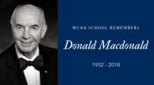 The Honourable Donald Macdonald, 1932-2018