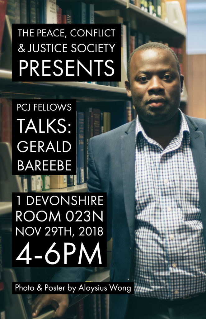 PCJ Fellows Talk - Gerald | Photo & Poster by Aloysius Wong