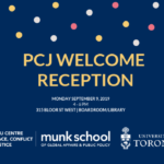 PCJ welcome reception
