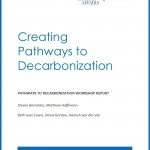 Cover page for Creating Pathways to Decarbonization