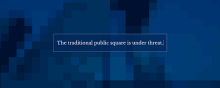 Screentshot from the Digital Public Square website