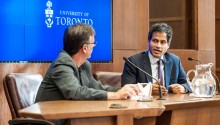 Jameel Jaffer sits on discussion panel with Ron Deibert.
