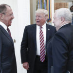 Donald Trump speaks with Russia's Foreign Minister Sergei Lavrov and Russian Ambassador to the U.S. Sergei Kislyak
