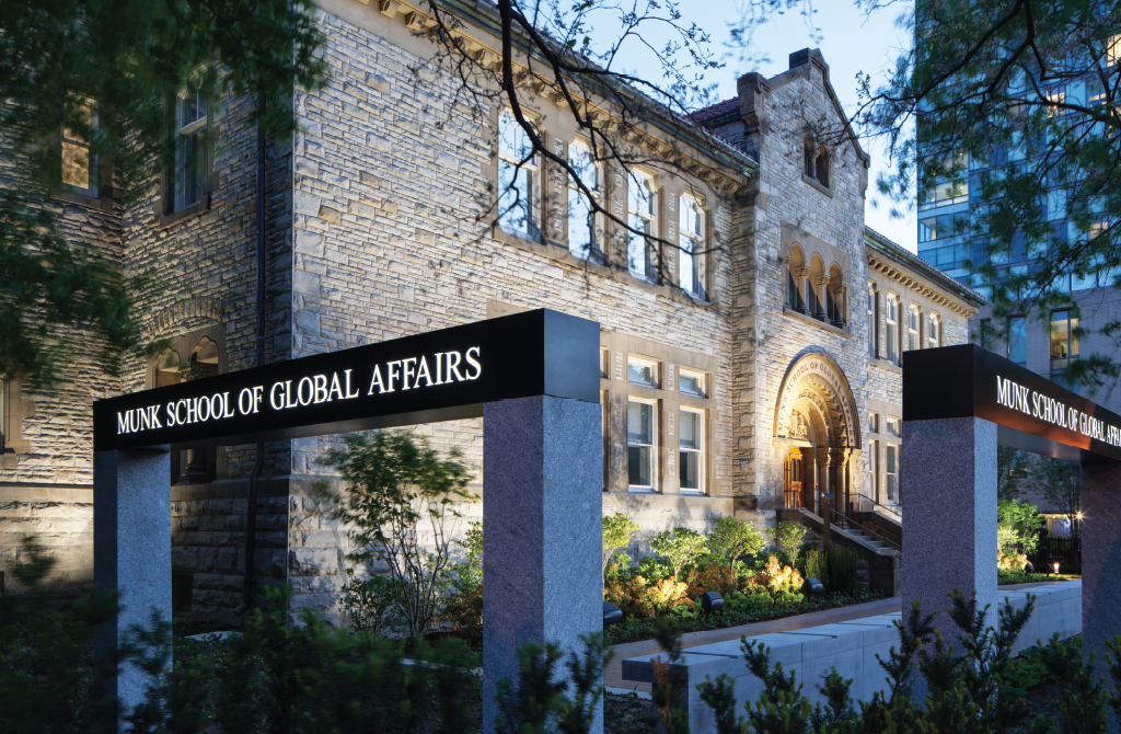 Exterior photo of the Munk School of Global Affairs