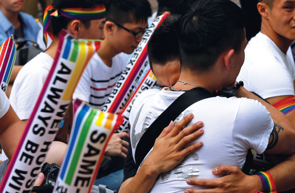 Same Sex Marriage Supporters Taiwan