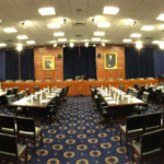 Meeting room of the United States House of Representatives on Committee on Appropriations.