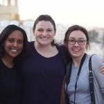 Reach Project students Elizabeth Assefa, Marin MacLeod and Natalie Boychuk on their research trip to Jordan.