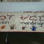 Hand painted banners created by members of Babaylan