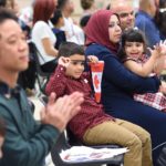 A family from Iraq are sworn in as new Canadians at a citizenship ceremony at Waterloo Public Library