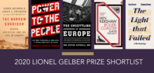 Book covers for Lionel Gelber Prize shortlist