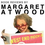 Margaret Atwood holds a copy of the West End Phoenix