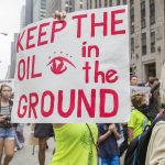Oil protest