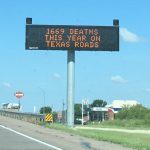 1669 Deaths this year on Texas roads