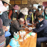 Tibetans get DNA taken by authorities