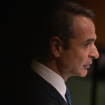 Greek prime minister Kyriakos Mitsotakis has found himself embroiled in a scandal being called the "Greek Watergate." (Jeenah Moon / Bloomberg)